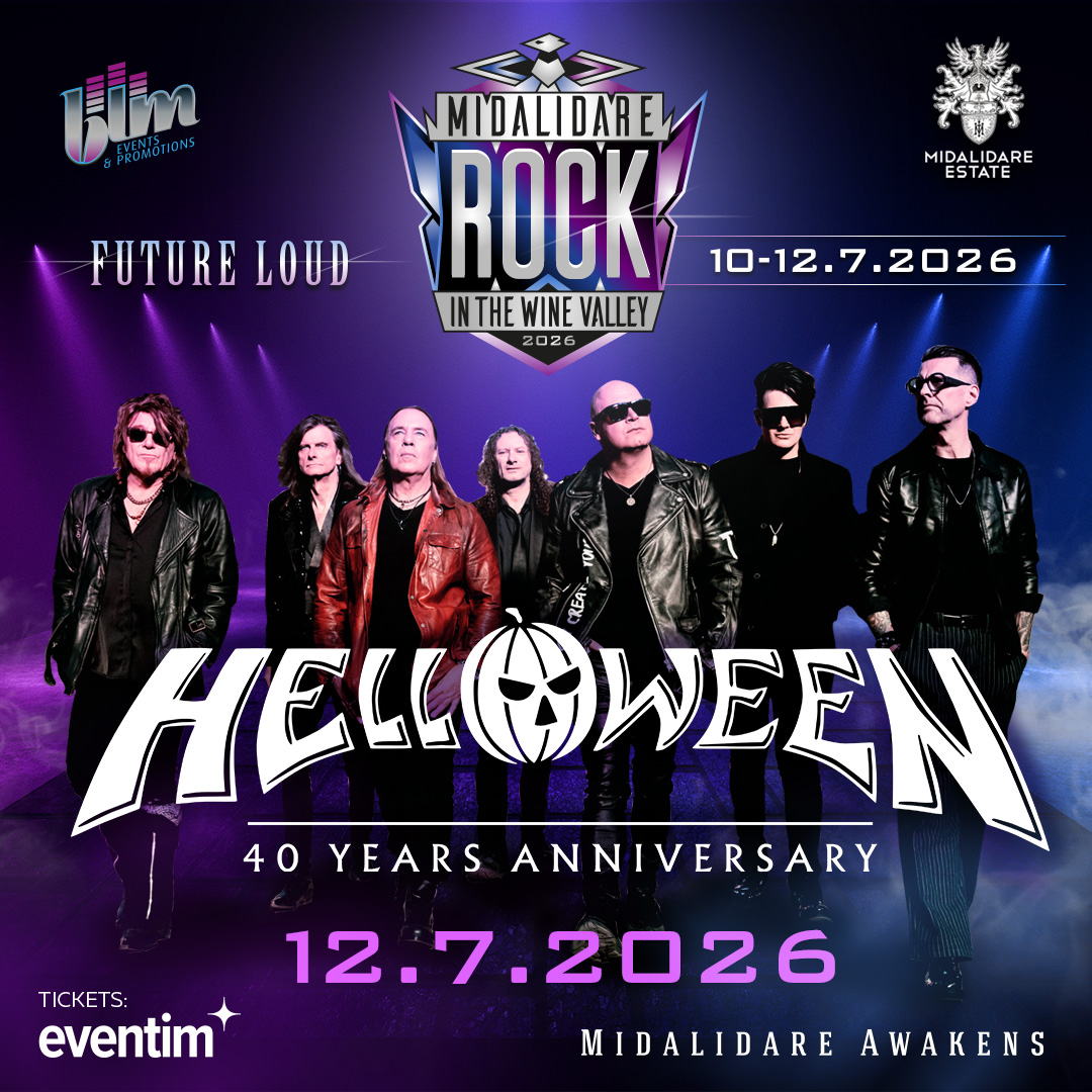 HELLOWEEN! ПЪРВИЯТ ХЕДЛАЙНЕР НА MIDALIDARE ROCK IN THE WINE VALLEY 2026