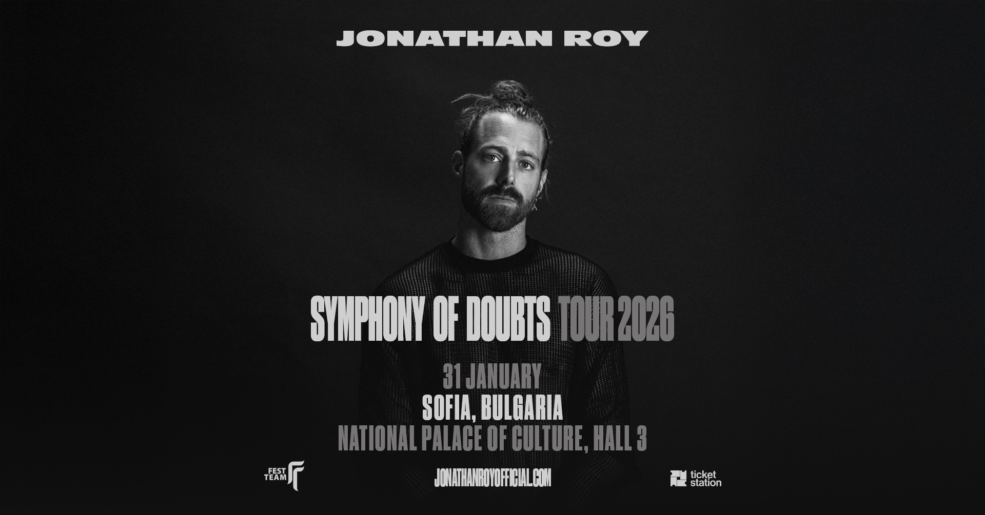 Канадската сензация Джонатан Рой се завръща с концерт в Зала 3 на НДК през януари