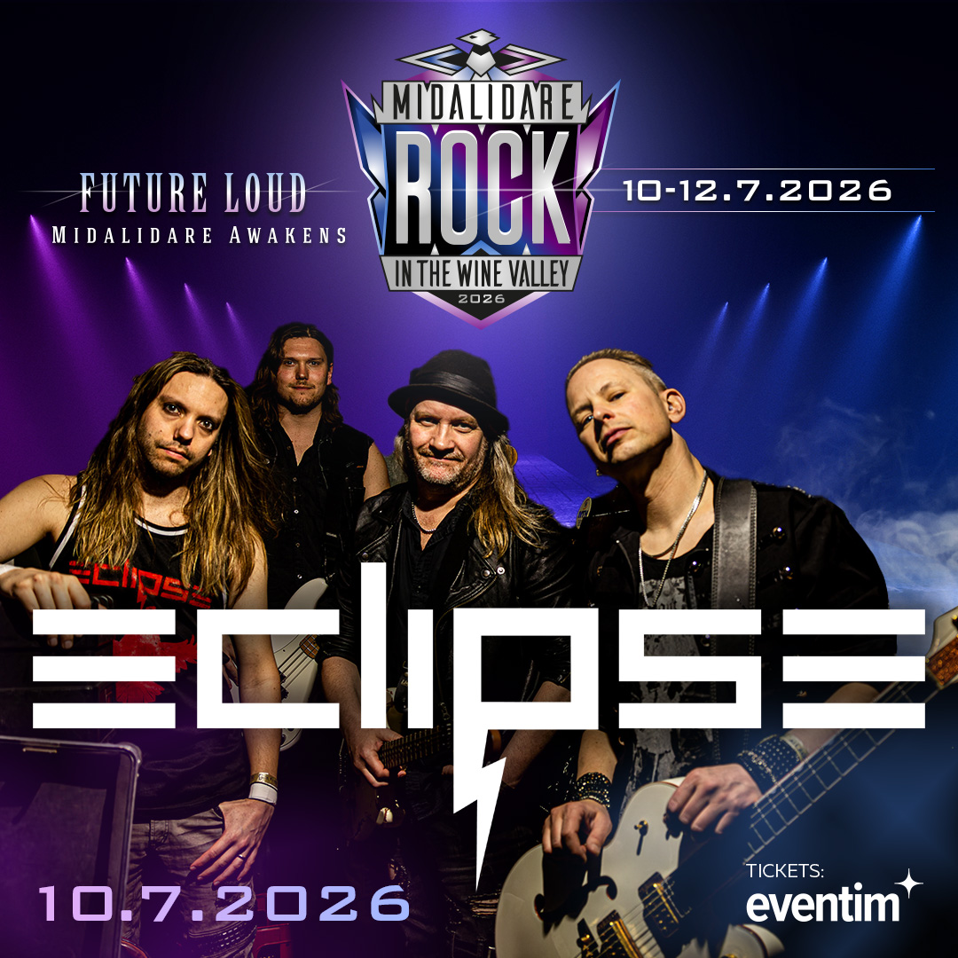 Ясни и последните три банди на голямата сцена на Midalidare Rock In The Wine Valley 2026